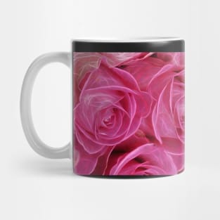 bouquet of amazing rose floral fantasy in pink colours Mug